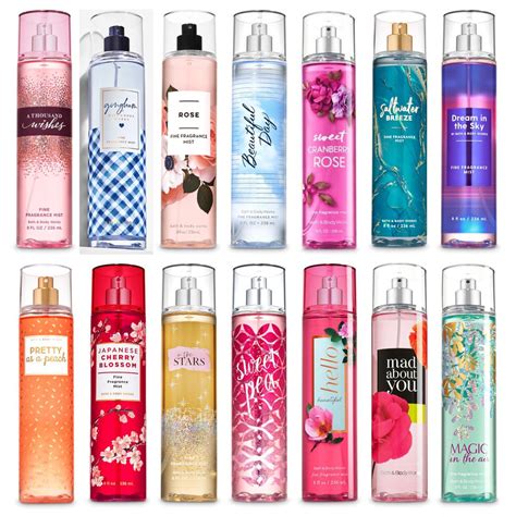 best bath and body works body mist|most popular bath and body works scents.